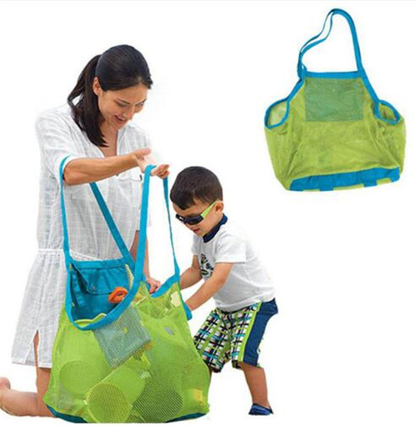 Children sand away beach mesh bag Children Beach Toys Clothes Towel Bag baby toy Storage Bags Sundries Bags TO407