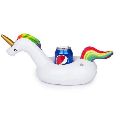 Inflatable Unicorn Drink Holder Water Fun Toys Swimming Entertament Summer Pool Party Enjoy sunshine Muticolor Swan Coconut tree beverage