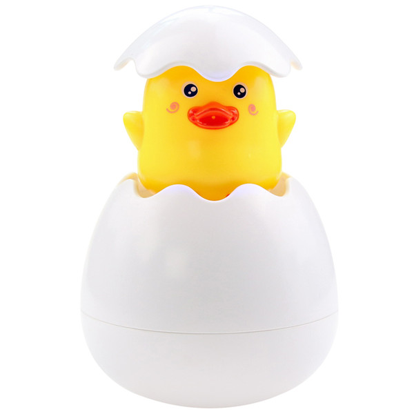 Bath toy cartoon duck penguine animal egg sprinkling spraying water shower playing for children