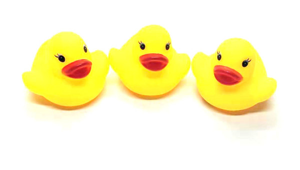Mini Rubber duck bath duck PVC with sound Floating Duck Baby Bath Water Toy for Swimming Beach Gift for Kid