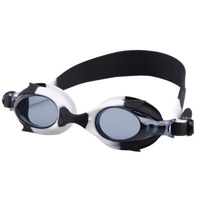 New kids children Neon silica gel fish shark safe protection Anti Fog Swimming Goggles Professional Waterproof Swim Glasses
