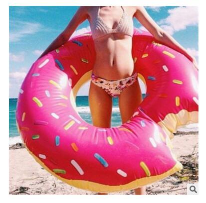 Swimming Circle Toys Swimming Ring Inflatable Donut Giant Pool Float Beach Sea Inflatable Mattress For Kids Adult DHL Free Shipping