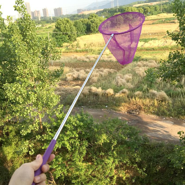 Kids Fishing Toys Telescopic Butterfly Net Extendable Insect Catching Net Anti Slip Grip Fishing Nets for Kids Play Catching Bug