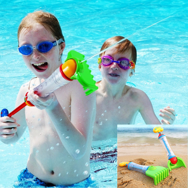 Multifunctional Water Guns 2in1 Children Sand Shovel Beach Toys Kids Water Pistol Rake Toys Spray Water Gun 2styles