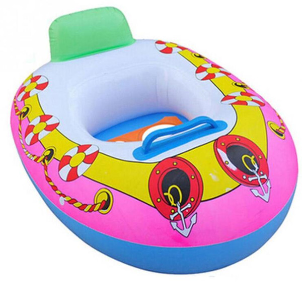 Portable Summer Baby Kids Cartoon Safety Swimming Ring Inflatable Swim Float Water Fun Pool Toys Swim Ring Seat Boat Water Sport