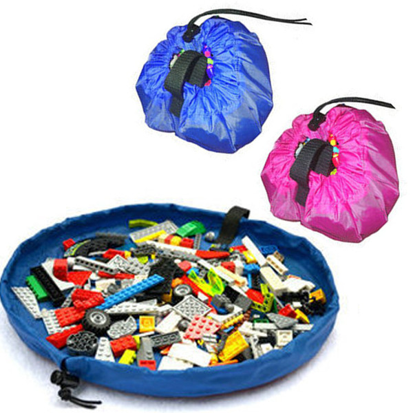Kid Portable Storage Bag 45cm folding bag with handle self Play Mat Splashproof Drawstring Toys Folds Up Quickly Easily into A Shoulder Bag