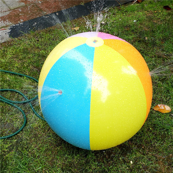 Inflatable Beach Water Ball Outdoor Inflated Toy For Baby Kids ater Spray Balloon Outdoors Play In The Water Beach Ball LC955-1