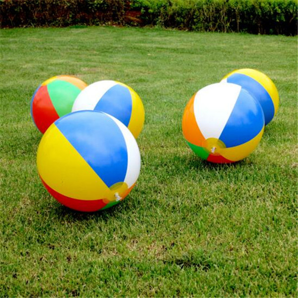 23cm Inflatable Beach Pool Toys Water Ball Summer Sport Play Toy Balloon Outdoors Play In The Water Beach Ball Fun Gift