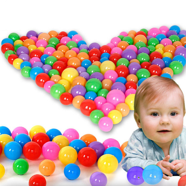 5.5cm Marine Ball Color Children's Amusement Equipment Swimming Ball Toy Multi-color Rainbow Ball Outdoor Water Toy Gift Child's Favorite