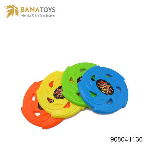 9.5 Inch Four Colors New Design Cheap Plastic Frisbee Toys Outdoors Family Interactive Games Children Toys