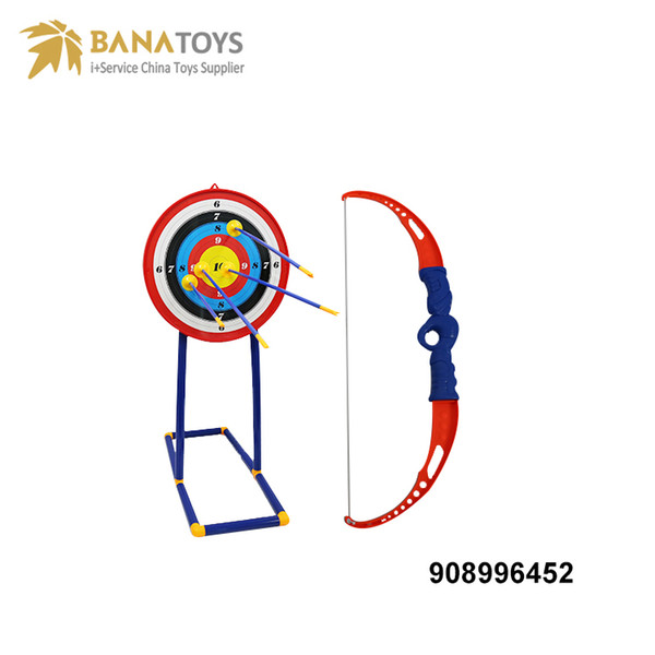 Shooting sports game toy long bow and dart arrow competitive toy include 3 arrow shooting board