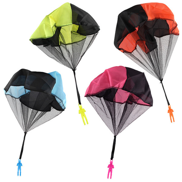 Kids Hand-tossed Parachute Boys Girls flying toys outdoor exersice family Parent-child interaction props