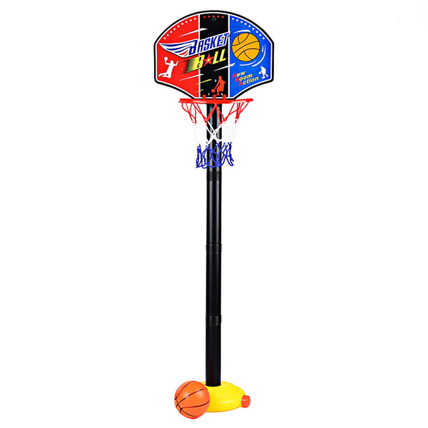 Adjustable Basketball Stand Super Sport Set Funny Kid Toy With Inflator Creative Toy Sports With a Colorful Solid Basket Board