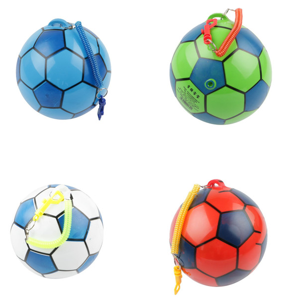 New PVC Inflatable Training Soccer with Chain Swimming Pool Football Play Water Game Balloons Beach Party Sport Kids Toys