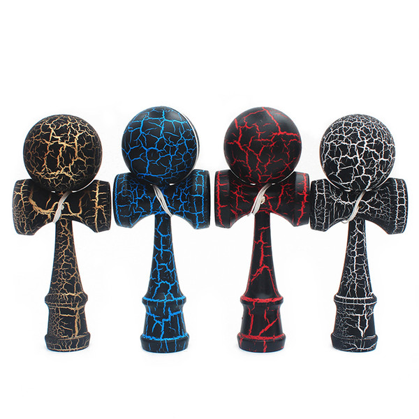Wooden Kendama Toy Balls Colorful Design Outdoor Sports Crack Beech Wood for Kids & Adult Outdoor Ball Sports