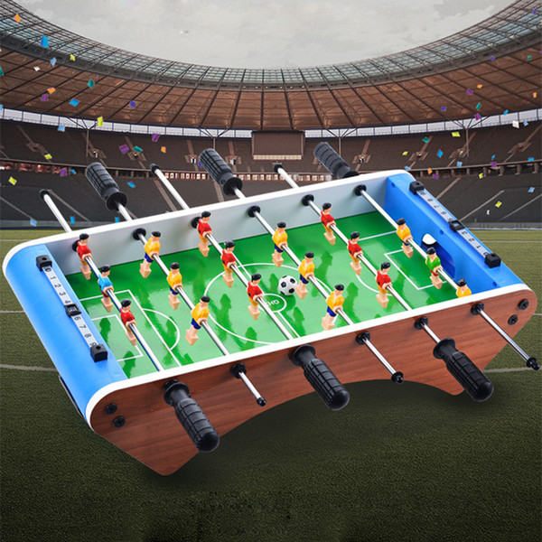 American Six-bar Foosball Machine Parent-child Wooden Football Table Gifts Soccer Big Size 50*25*12.5cm P0027