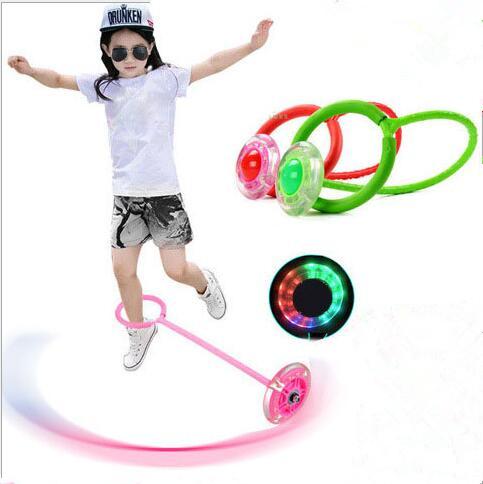 Children Toys LED Flash Jumping Ring Dancing Ball Glowing Fitness Educational Toys Funny Game Creative Kids Outdoor Sports Toys LT105