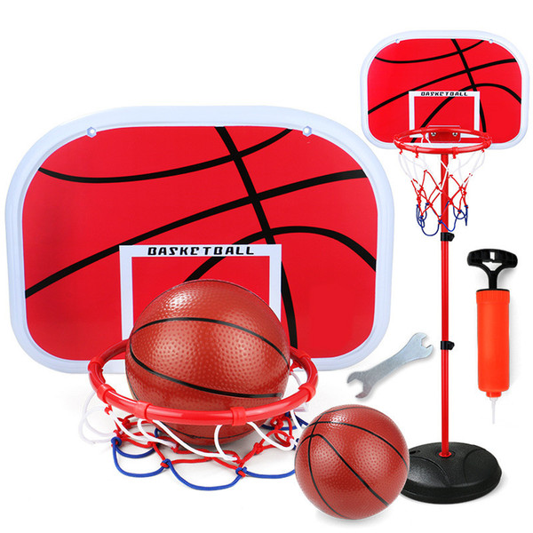 HOT Children Basketball Stand Kids Outdoor Adjustable Basketball Sports Set Kit 
