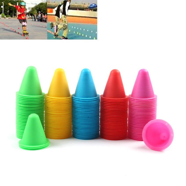 20pcs Agility Maker Cones for Slalom Roller Skating Training Traffic Cone Sports #XTT