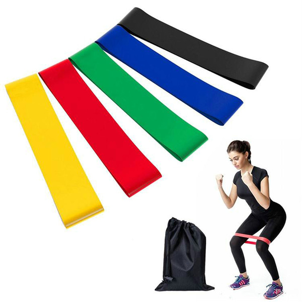 Yoga Resistance Band 5 pieces/lot Fitness Strength Training Resistance Band Fitness Equipment Sports Yoga Belt Toys
