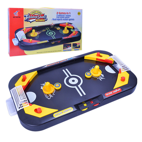 New Arrival 2 Games In 1 Kids Education Toys Parent-child Game Mini Football And Ice Hockey Game Table Game