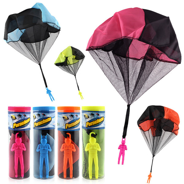 Mini Kids Hand Throwing Play Parachute Toy soldiers parachute outdoor toys Outdoor Sports Children's Educational Toys Outdoor Toys Mix Color