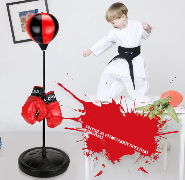 vent ball foreign trade sports boxing set decompression toy Children boxing indoor and outdoor speed boxing ball Inflatable cross-border