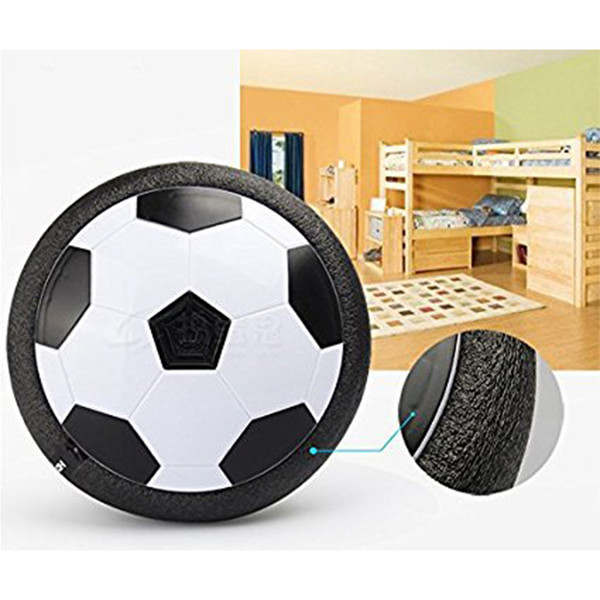 Creative LED Light-up Suspension Football Indoor Sport Levitate Toys Air Power Electric Soccer Ball Toy For Parent-child Kids Boy