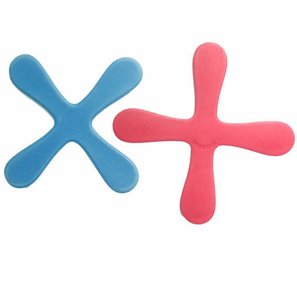 Wholesale- Outdoor Sport Boomerang Security Soft Material Toy Amusing Physical Exercise Parent-child Movement Relieve Pressure Boomerang