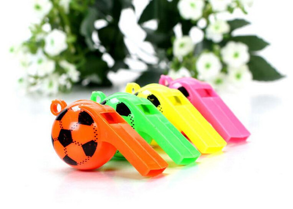 Plastic football whistle World Cup football Cheerleading fans cheering toy supplies Kids basketball baseball football and game toys