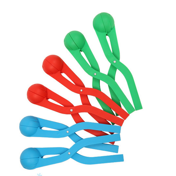 New Winter Snow Ball Maker Sand Mud Mold Tool Kids Lightweight Compact Scoop PP Snowball Folder Outdoor Sports Game Toys