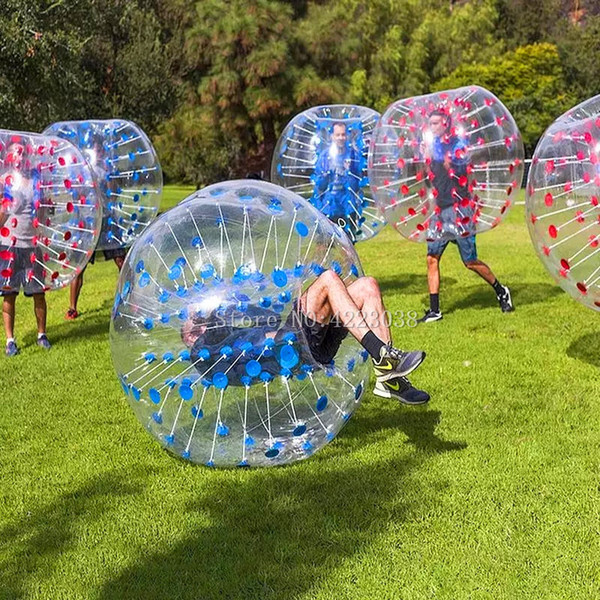 0.8mm PVC Dia 1.5M Bubble Football Bubble Soccer Ball Inflatable Bumper Ball Inflatable Ball Air Soccer Balls For Sale
