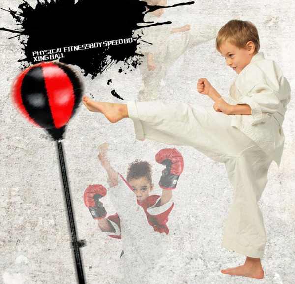 Boxing toy Inflatable vent ball foreign trade sports boxings set decompression toy Children boxing indoor and outdoor speed boxing ball