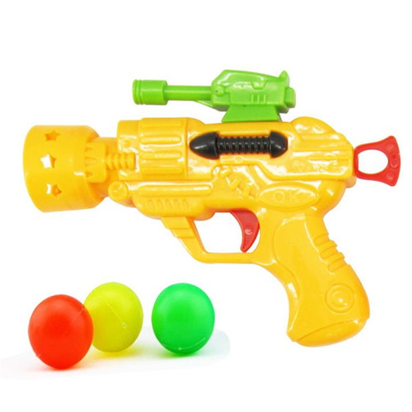 New Children Toy Elastic Table Tennis Gun Creative Novelty Kids Child Interest Plastic Pistol Toy For Children
