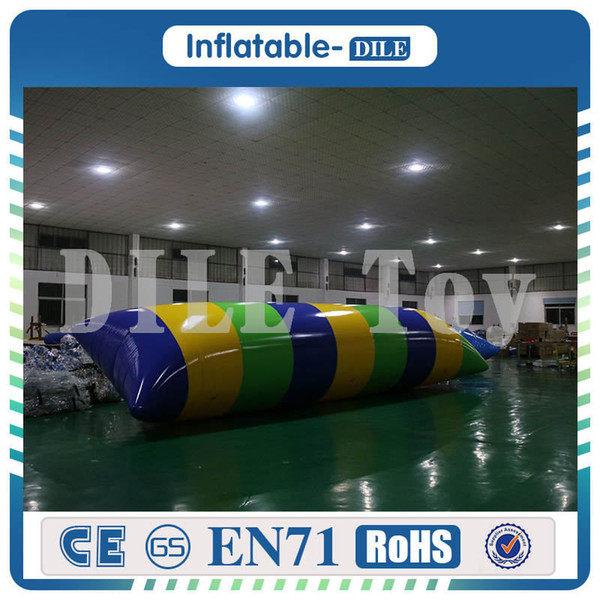 Free Shipping 5m*2m Inflatable Blob Jumping Water Air Bag Water Catapult Blob Inflatable Water Jumping Pillow For Sale
