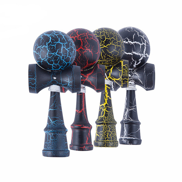 Attractive Kendama 18.5 cm Funny Japanese Traditional Wood Toy Kendamas Ball Colorful PU Paint Wooden toys
