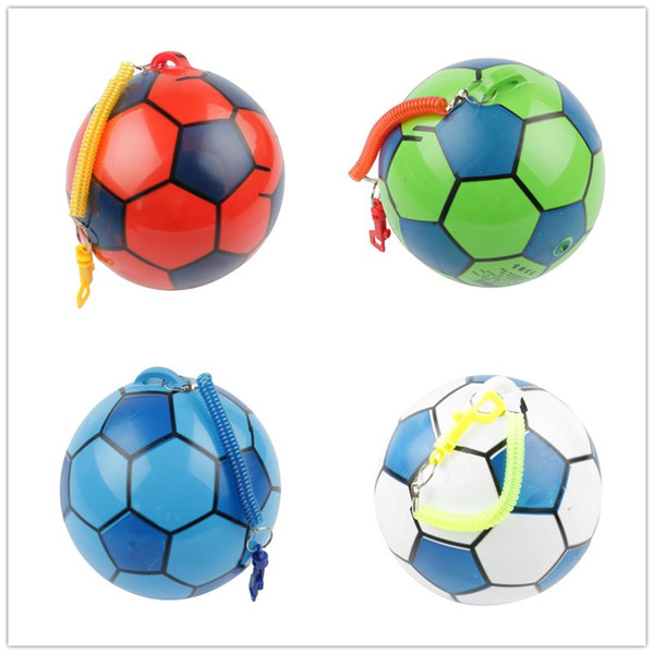 NEW Inflatable Football With String Sports Kids Toy Ball Juggling Ball Outdoor kindergarten clap the ball Decompression toys