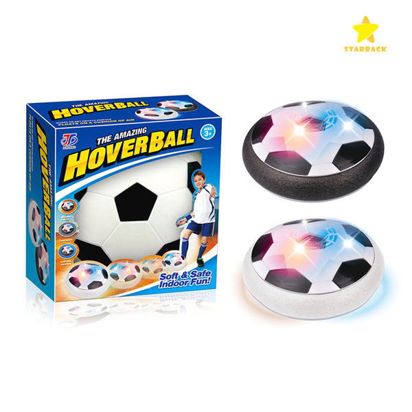 Creative LED Light-up Suspension Football Indoor Sport Levitate Toys Air Power Electric Soccer Ball Toy For Parent-child Kids Boy