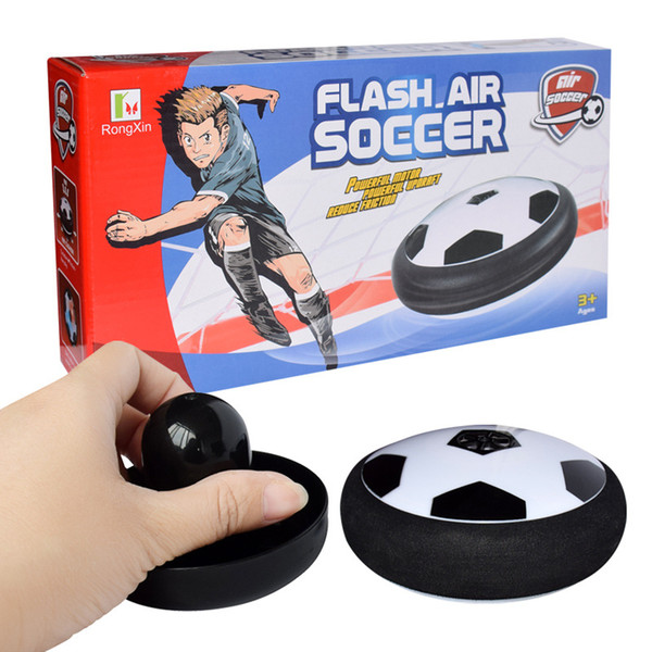 Hover Ball LED Kids Air Power Soccer Football Children Toys LED Light Up Indoor Outdoor Disk Ball With Retail package