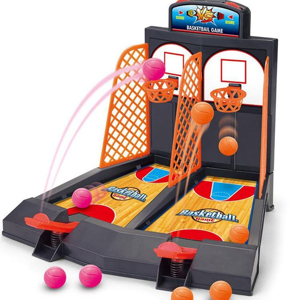 Basketball Shooting Game Children Desktop Table Best Classic Arcade Games Mini Basketball Hoop Set for Kids Activity Toy Helps Reduce Stress