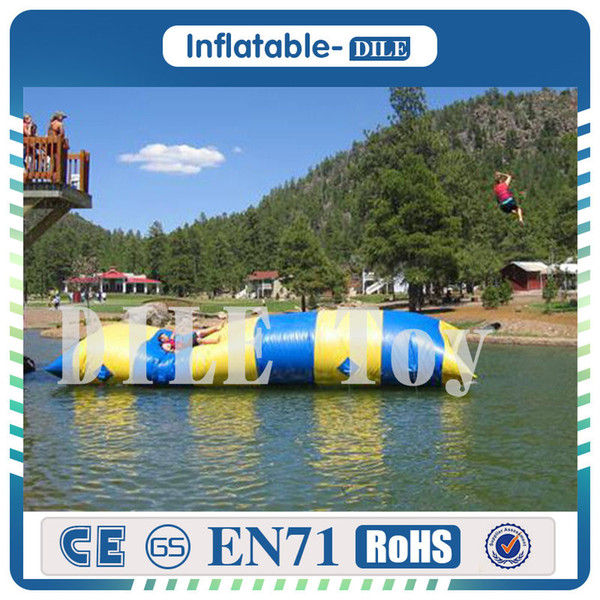Newest 5x2m Inflatable Water Blob Jump Pillow Water Blob Jumping Bag Inflatable Water Trampoline For Sale