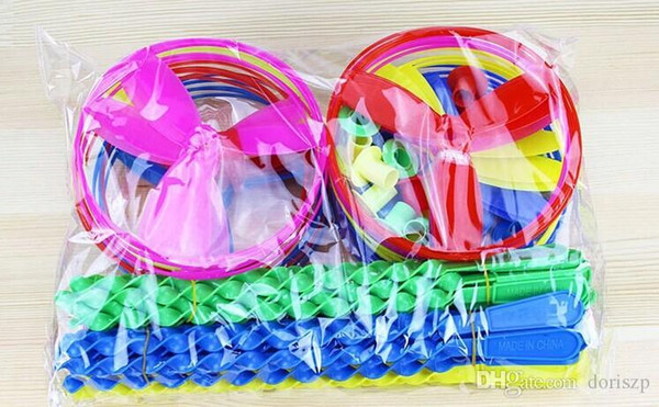 Children Flying Toys Hand Pushing UFO Bamboo dragonfly Toy Flying Disc Outdoor sports Toys for kids