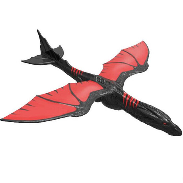 Wholesale- Simulation animal hand throwing foam dragon airplane child toy shark dragon eagle square airplane toy free shipping