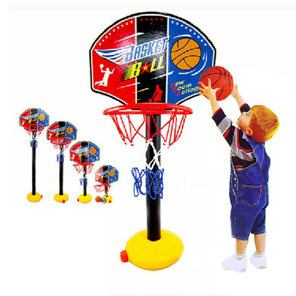 Children's puzzle basketball frame can lift sports indoor and outdoor sports baby teaching toys wholesale special offer