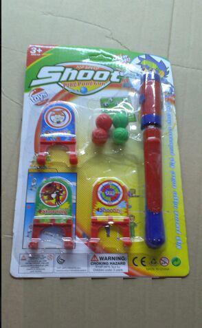 Trialsale Premiums 23x2.5cm Color Ejection Rod Game Sets Shoot Off Toy Sets Educational Baby Toys Launching Toys Games 2pcs/lot