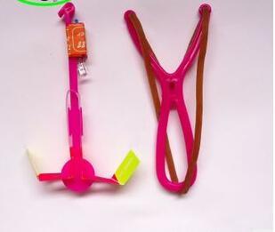 200pcs/lot Free Christmas Gift Flash Copter with Slingshot Arrow Flare Glow Amazing Helicopter flying arrow disk TY389