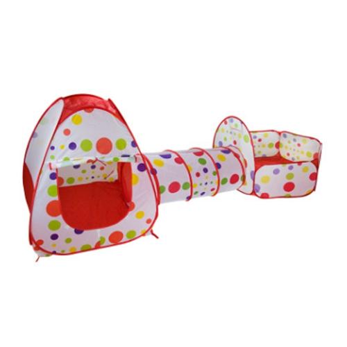 wholesale FlyingTown 3 In 1 Kids Tent for children Pipeline Crawling Huge Game Yard Ball Pool lodge FASHION Toy tents
