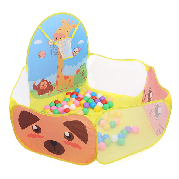 Funny Portable Kid Ocean Ball Pit Pool Game Play Tent Hut Pool Play Tent Children's Tent House Indoor Outdoor Game Toys Gift +NB