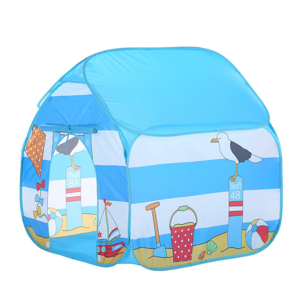 Folding Children Kids Play Tent In/Outdoor Toy House for Boys Girls Seaside New Arrival Dropshipping