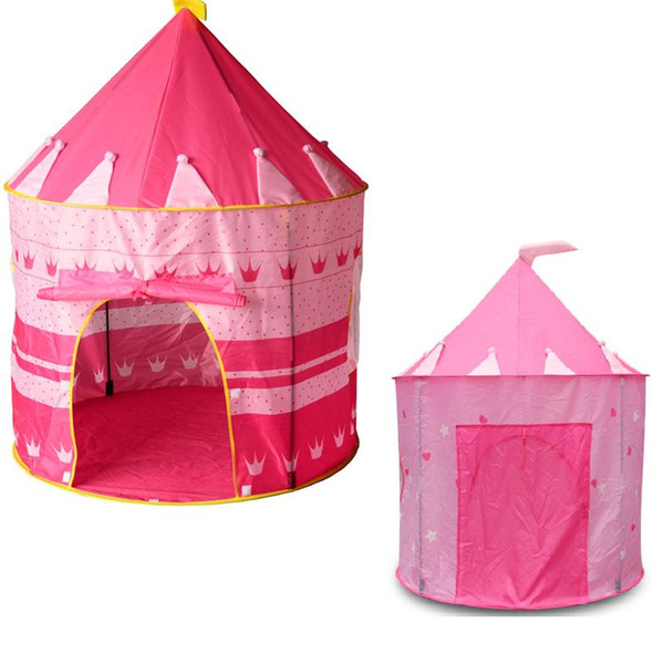 Large Pink Princess Tent Cute Child Game House Beautiful Play Tent Pretty Indoor And Outdoor Play Tent ,Girl Christmas Gift